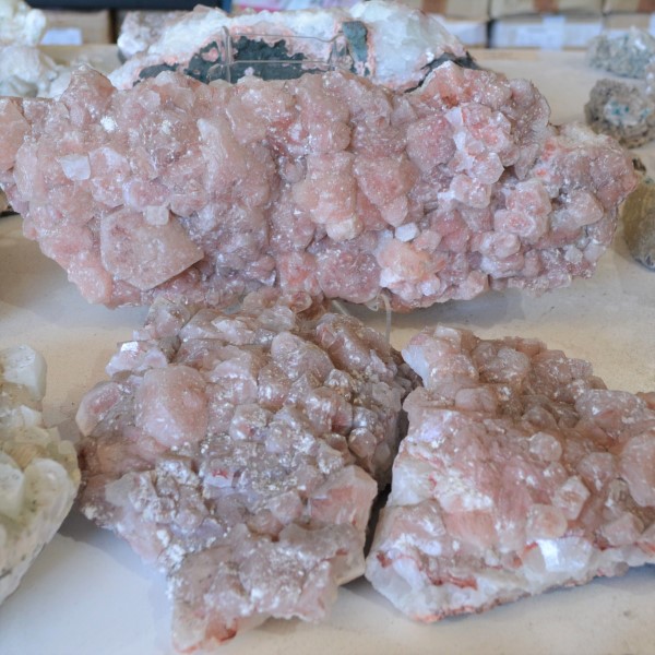 Zeolites Apophyllite Pink Cluster