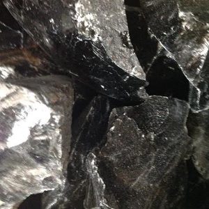 Silver Sheen Obsidian Chunks