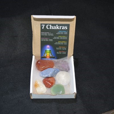 Kits & Geometric Shapes Chakra Kit – Tumble Stone – Box