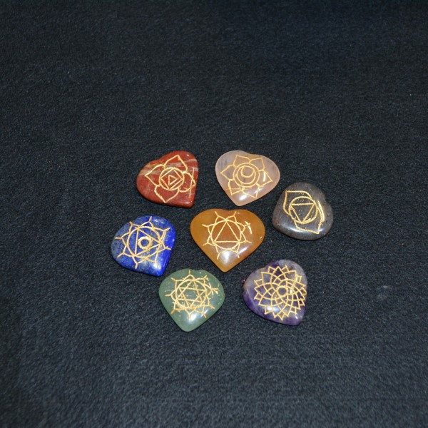 Kits & Geometric Shapes Chakra Kit – Flat Stones Various Styles