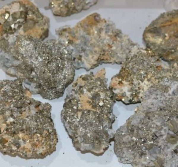 Clusters Clear Quartz with Pyrite Cluster