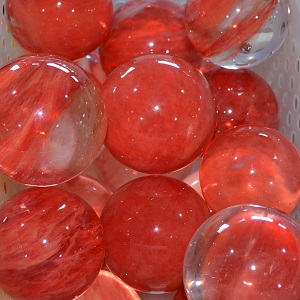 Spheres - by weight Strawberry Quartz Sphere