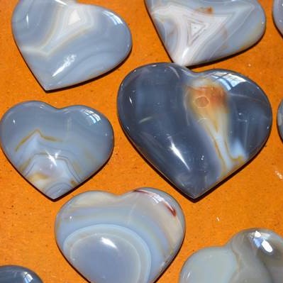 Hearts - by weight Agate Heart