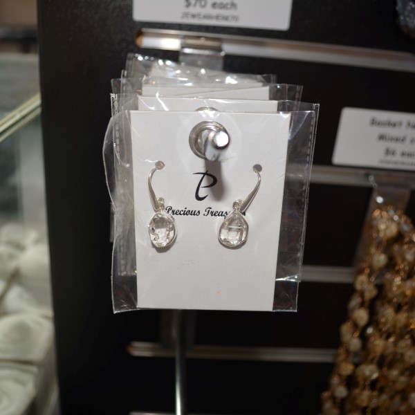 Sterling Silver Jewellery Earrings Herkimer Diamonds