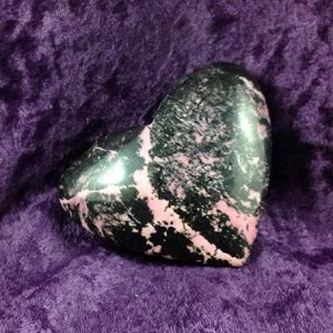 Hearts - by weight Rhodonite Heart