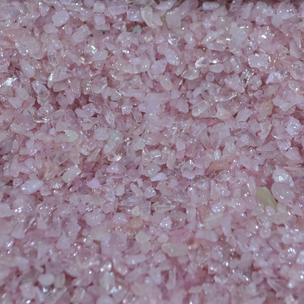 Chips - by weight Rose Quartz Chips