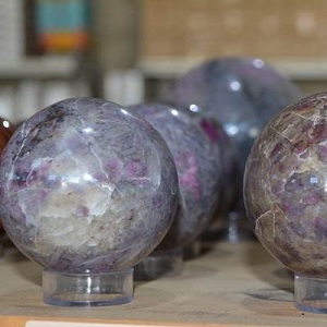 Spheres - by weight Ruby Crystal Sphere