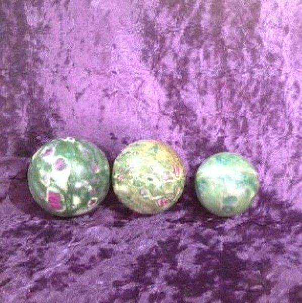 Spheres - by weight Ruby In Zoisite Sphere