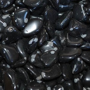 Chips - by weight Black Obsidian Chips