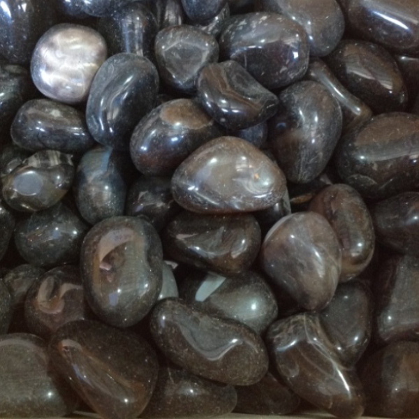 Agate Black Tumble Stone