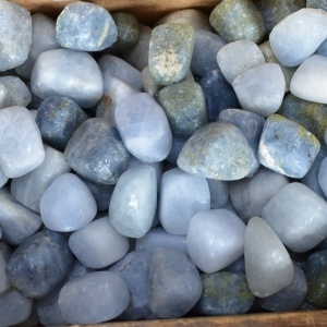 Tumble Stones Blue Calcite Tumble Stone