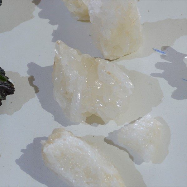 Clusters White Calcite Cluster