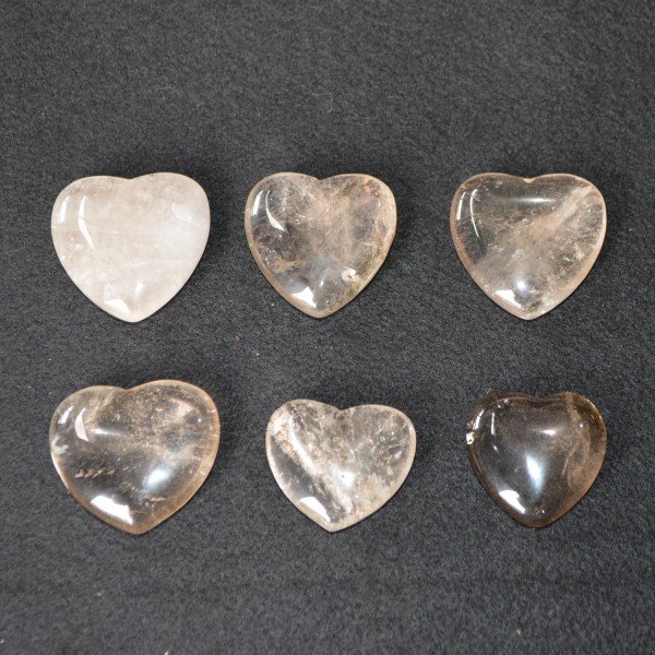 Hearts - by piece Smoky Quartz Heart – Large