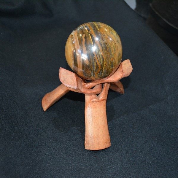 Sphere Stands Sphere Stand Tripod Wood Large
