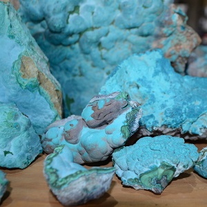 Clusters Chrysocolla Cluster