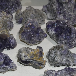 Clusters Fluorite Blue China